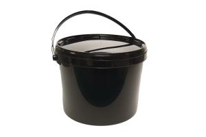 Black Bucket & lid 5ltr
